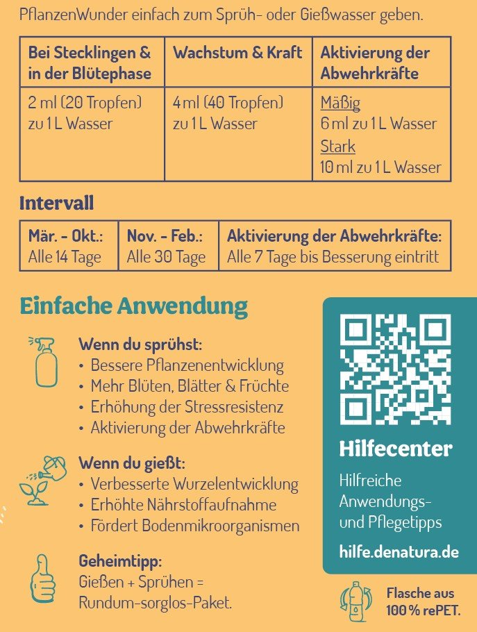 PflanzenWunder - Natürliche Pflanzenkraft - deNatura