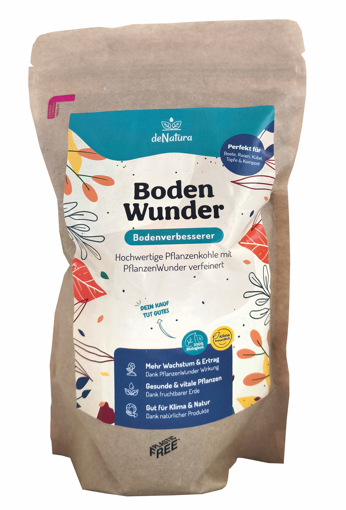 BodenWunder - Die Premium Pflanzenkohle für kraftvollen Boden und gesundes Wachstum