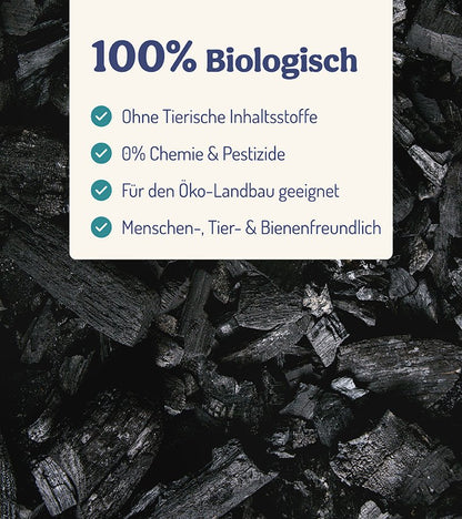 BodenWunder - Die Premium Pflanzenkohle für kraftvollen Boden und gesundes Wachstum - deNatura