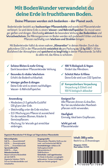 Das Garten - Wunder - Duo: PflanzenWunder und Bodenwunder – jetzt im Vorteilspaket mit Sprühflasche! - deNatura